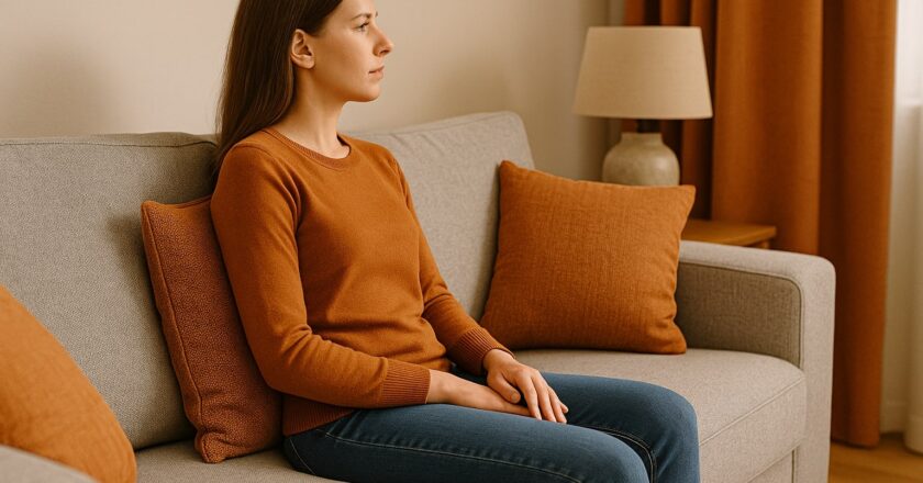 Een goede zithouding op de bank creëren voor comfort en minder lichamelijke klachten