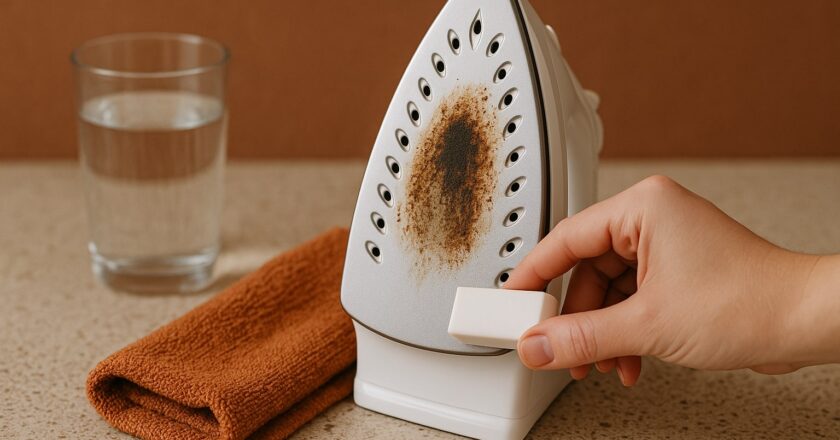 Hoe je bruine vlekken op een strijkijzer schoonmaken aanpakt zonder het apparaat te beschadigen