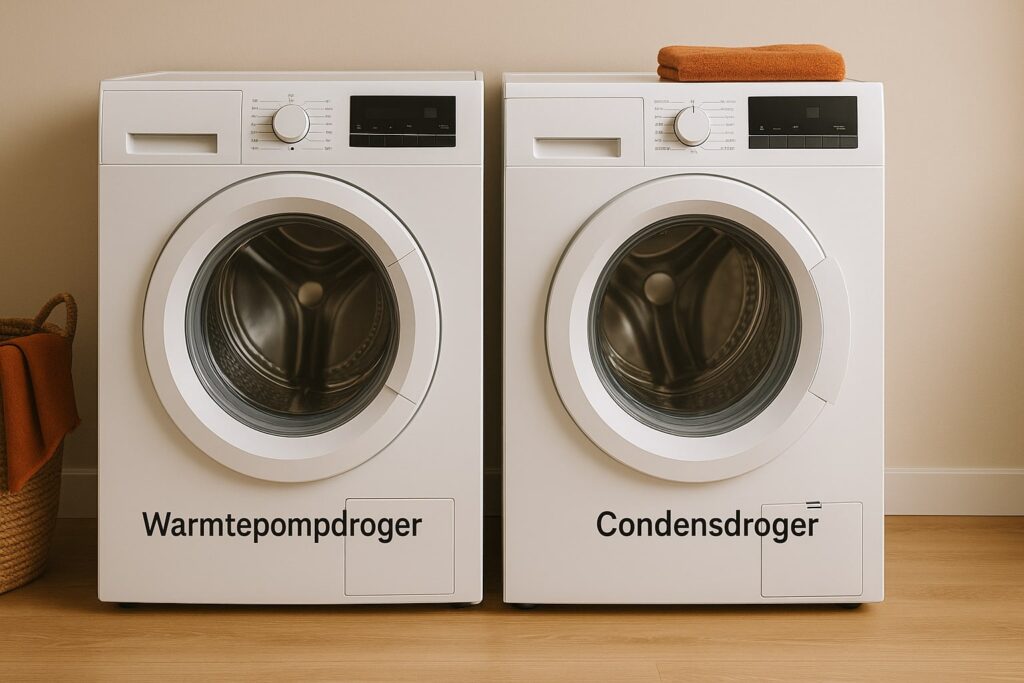 verschil tussen een warmtepompdroger en condensdroger, warmtepompdroger, condensdroger