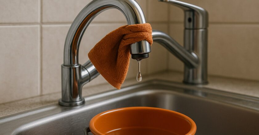 Slimme manieren om een lekkende kraan tijdelijk te stoppen zonder blijvende schade