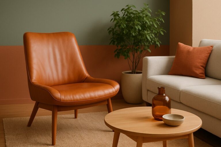 cognac kleur combineren, cognac