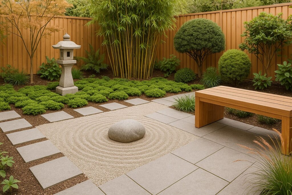 japandi tuin, japandi