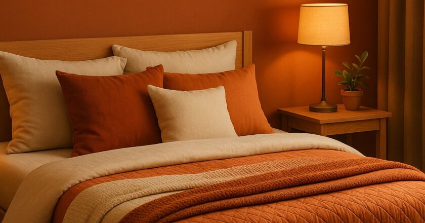 Rust en sfeer creëren met warme kleuren voor de slaapkamer