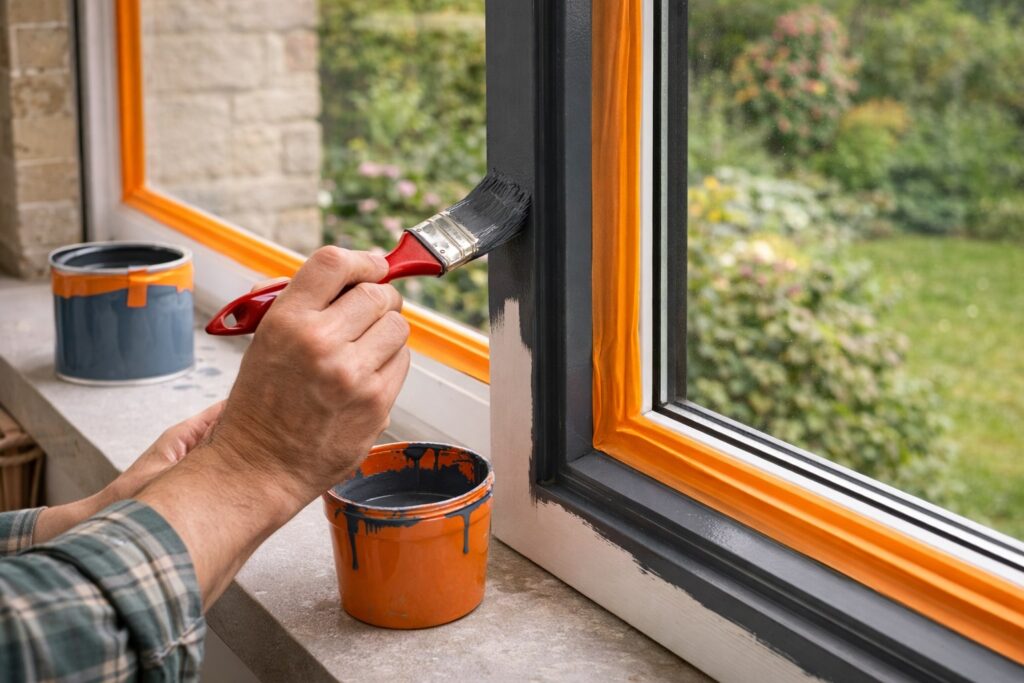 kunststof kozijnen verven, kunststof kozijn