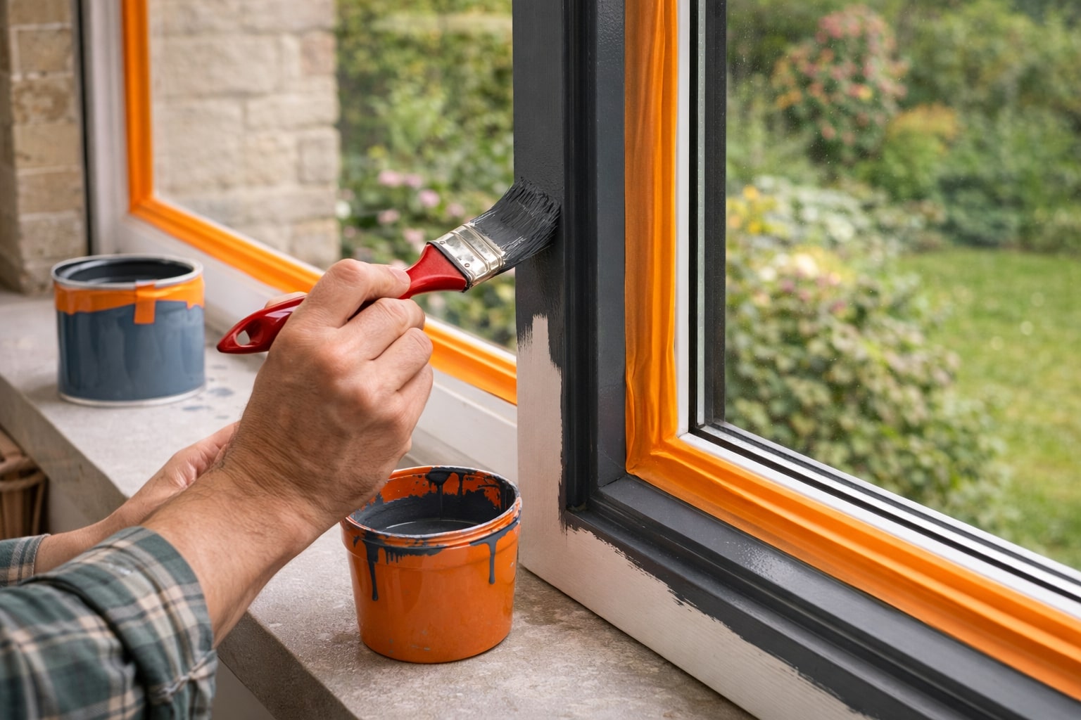 kunststof kozijnen verven, kunststof kozijn