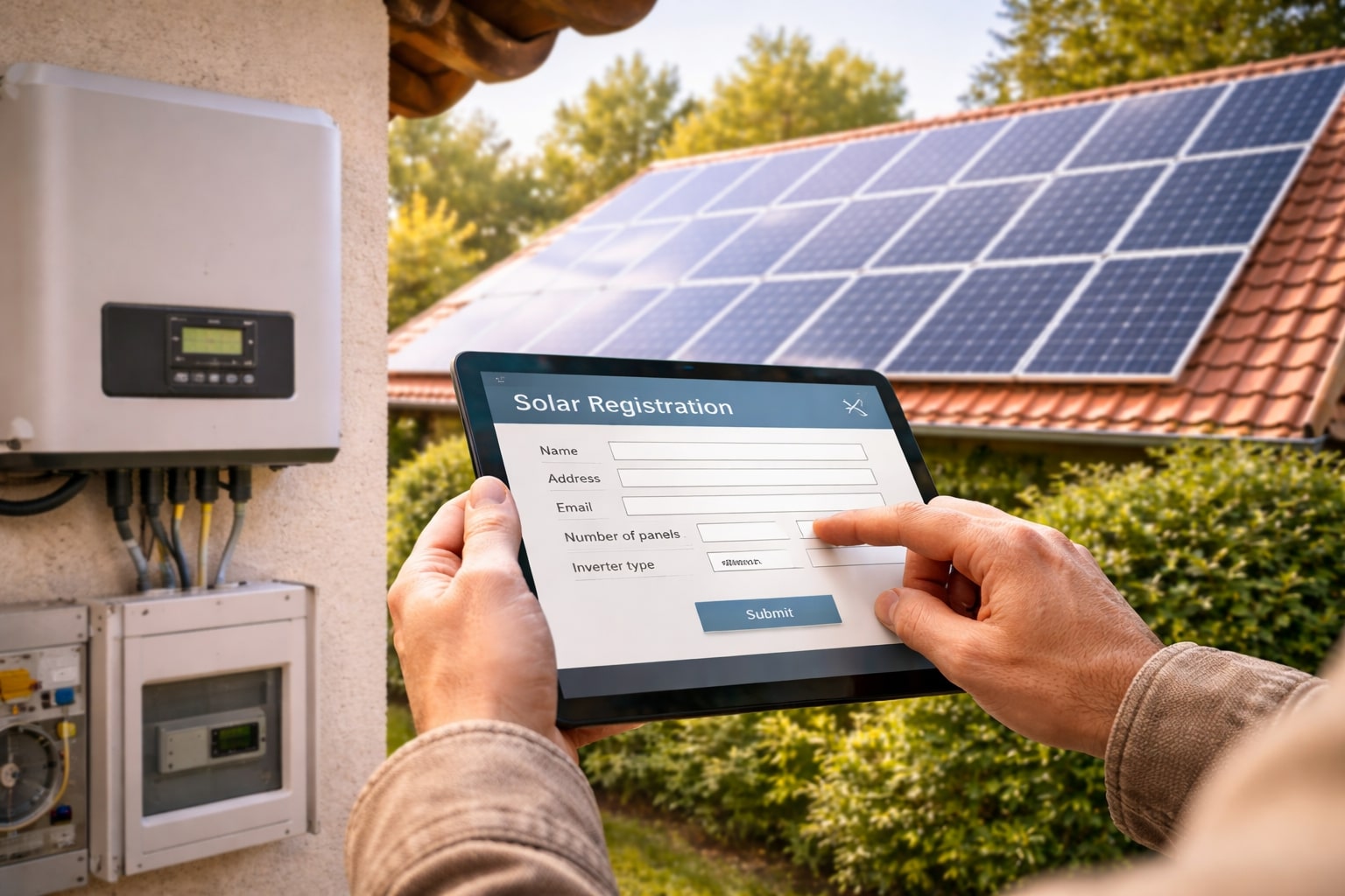 moet je zonnepanelen aanmelden, zonnepanelen