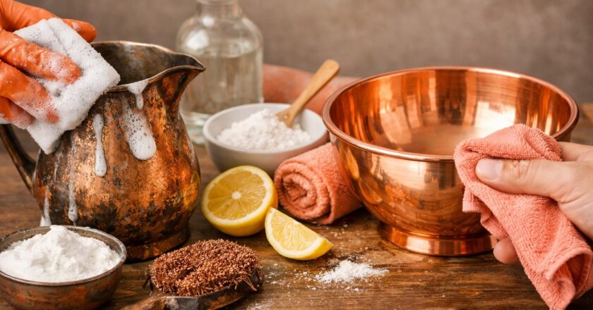 Koper schoonmaken zonder schade en met blijvend resultaat