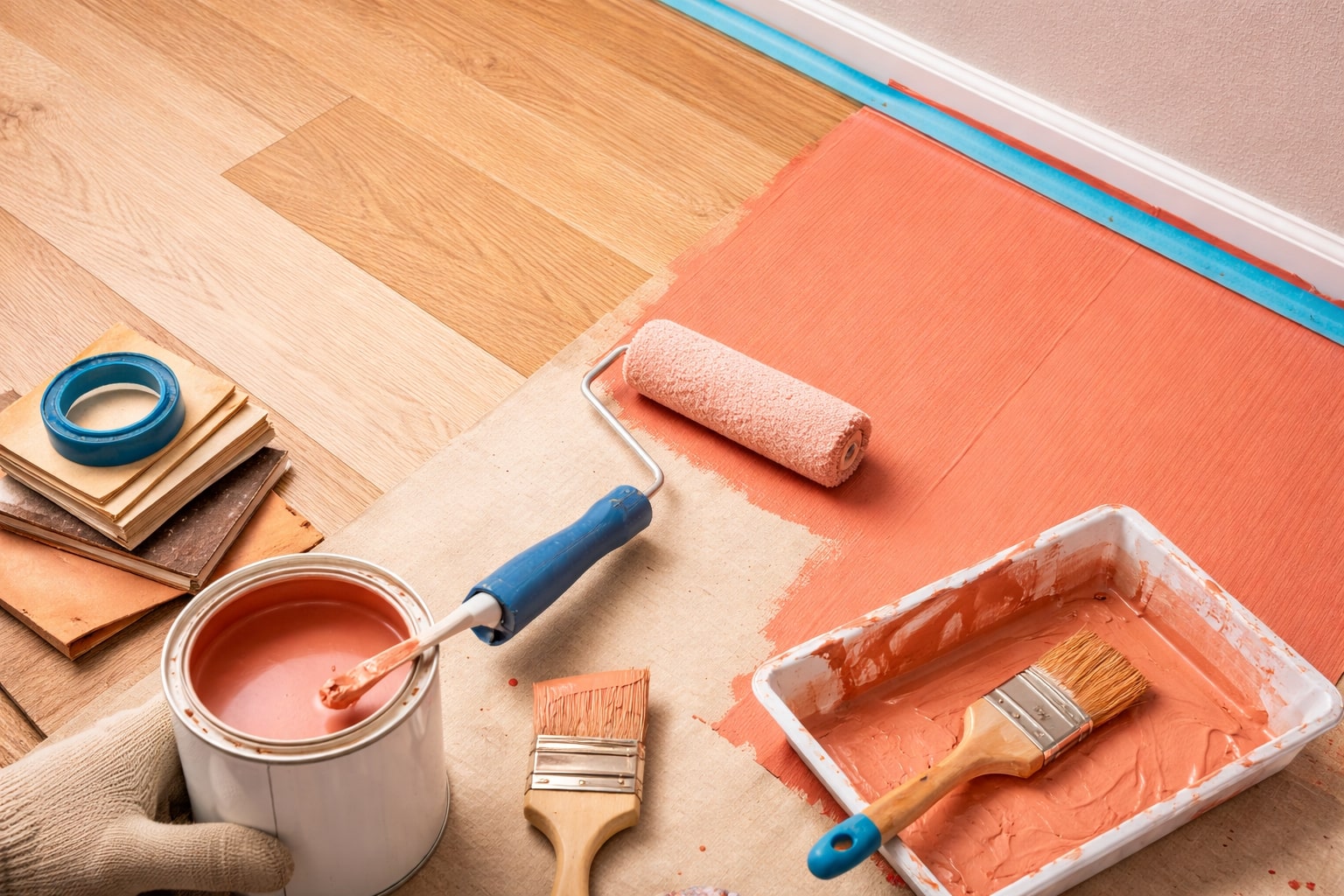 laminaat verven, laminaat