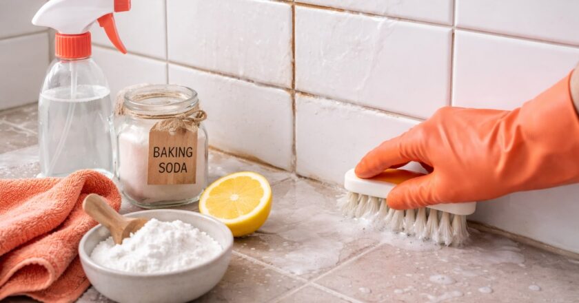 Badkamer voegen schoonmaken voor een frisse en verzorgde uitstraling
