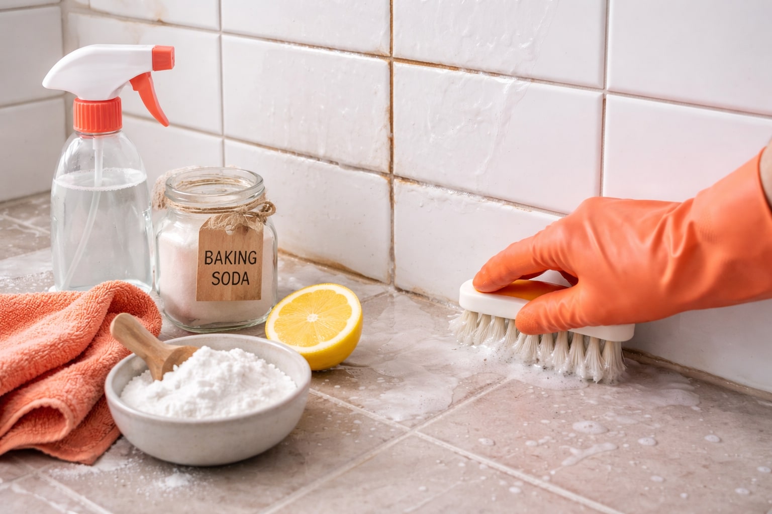badkamer voegen schoonmaken