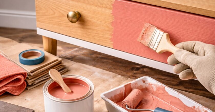 Fineer verven voor een frisse look zonder meubels te vervangen