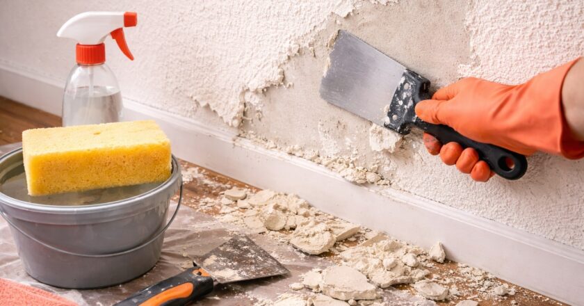 Spachtelputz verwijderen zonder onnodige schade aan je muur