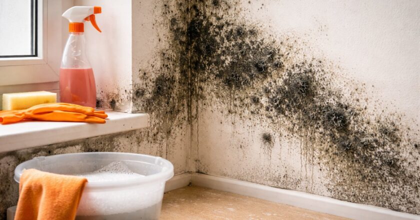 Zwarte schimmel in huis: gevaarlijk en hardnekkig