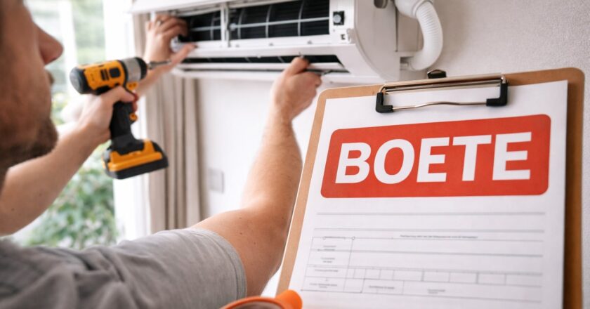 Boete zelf airco installeren: wat je wel en niet mag doen