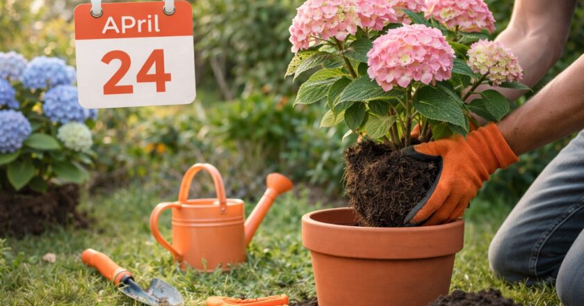 Wanneer hortensia verplaatsen zonder dat de plant daaronder lijdt