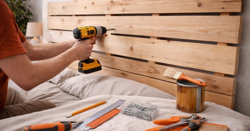 Hoofdbord bed zelf maken voor een persoonlijke en stijlvolle slaapkamer