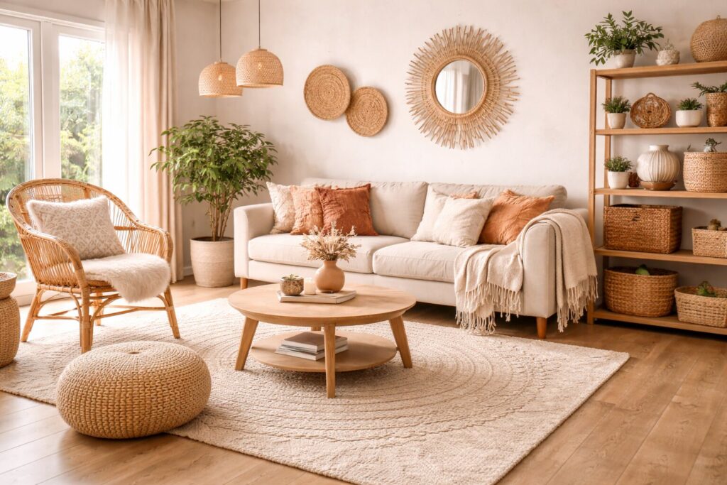 Hoe een Scandinavisch bohemian interieur rust en speelsheid samenbrengt