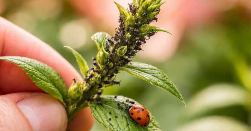 Kleine zwarte beestjes op je plant? Zo breng je weer rust in je groene hoek