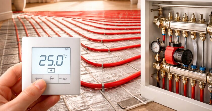 Het opstookprotocol voor vloerverwarming: zo laat je een nieuwe vloer rustig tot leven komen