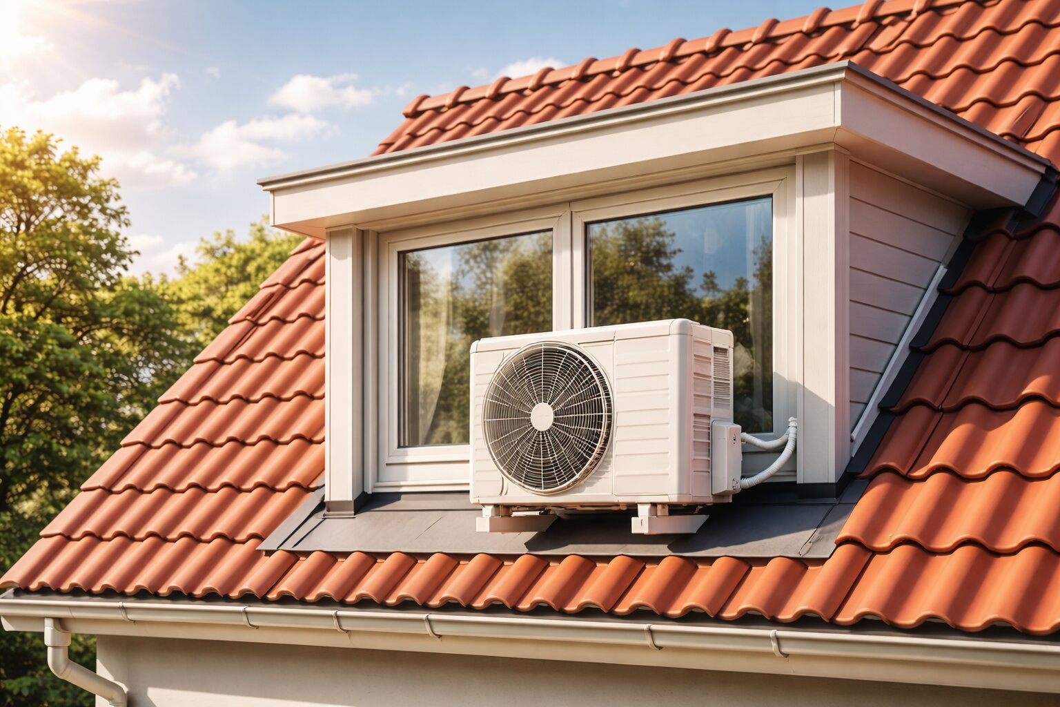 airco op dakkapel, airco